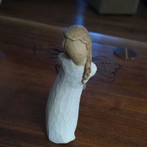Willow Tree Angel Sculpture - Cream and Brown